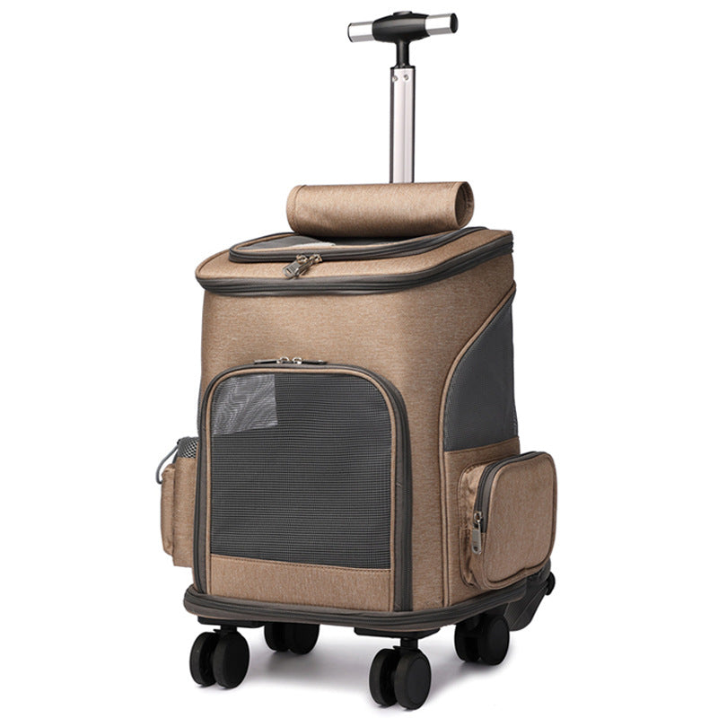Pet Trolley with Space Capsule Design for Travel