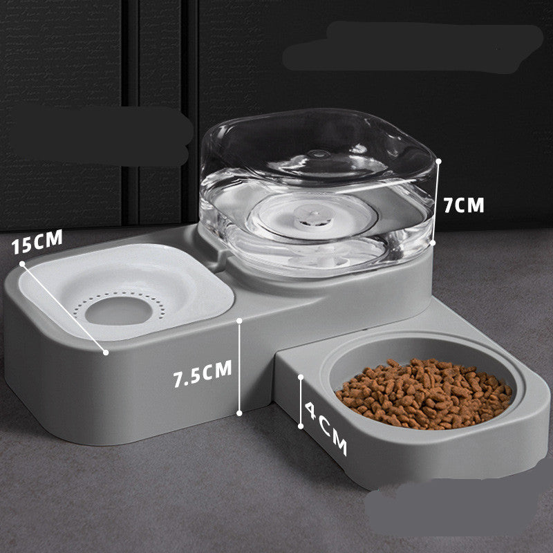 Automatic 2-in-1 Pet Water Dispenser & Feeder – Self-Refilling