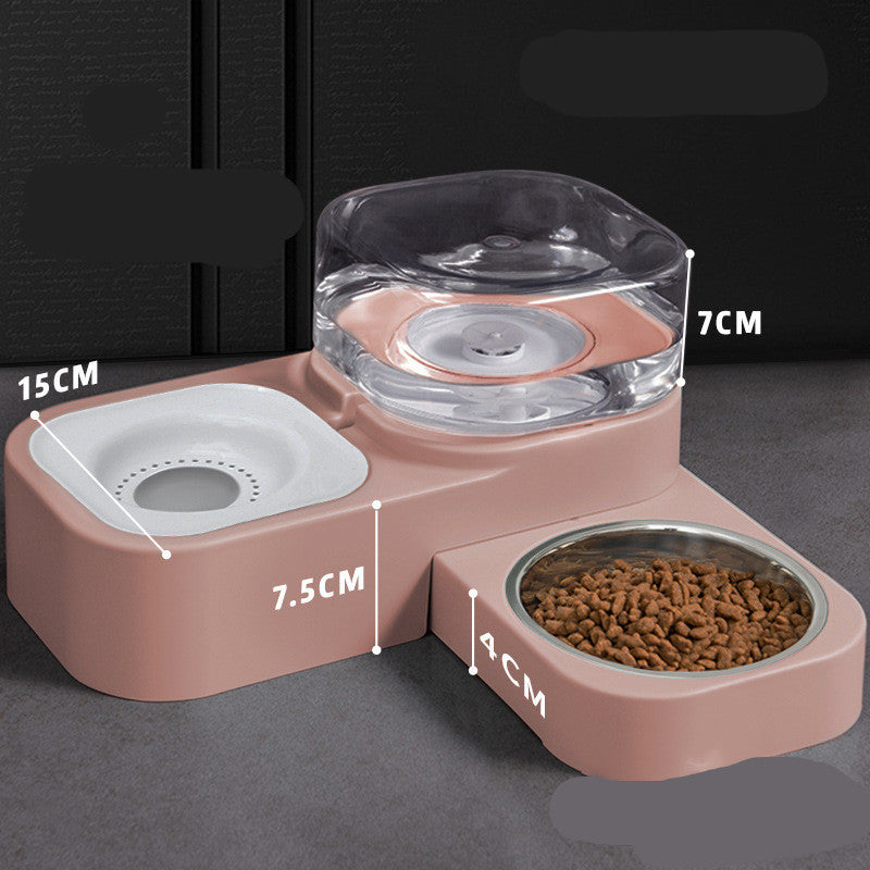 Automatic 2-in-1 Pet Water Dispenser & Feeder – Self-Refilling