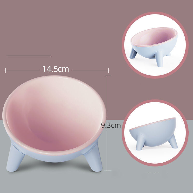 Ergonomic Elevated Bowl with 15 Degree Tilt