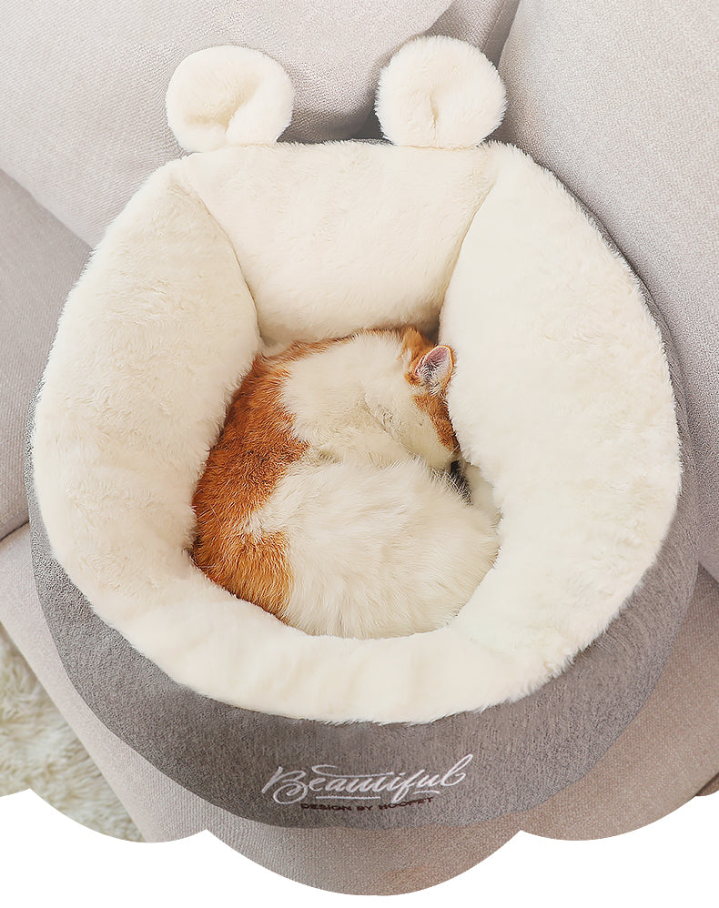 Warm Soft Dog Bed for Comfortable Sleep