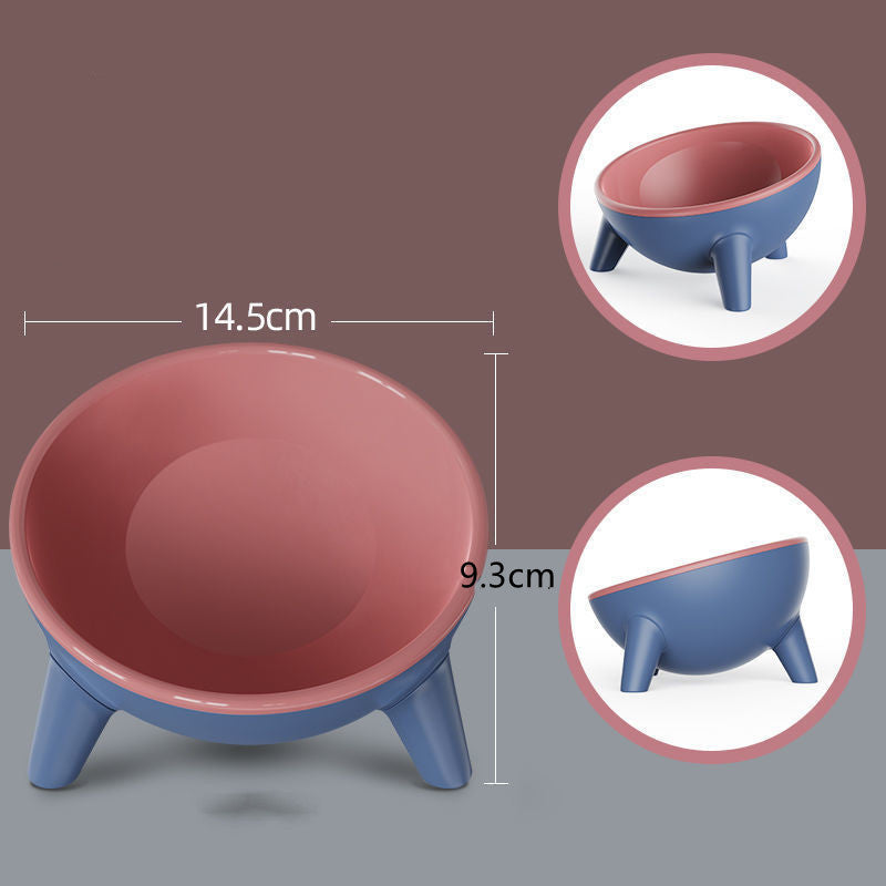 Ergonomic Elevated Bowl with 15 Degree Tilt