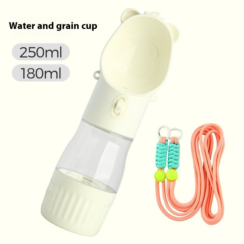 Practical 2-in-1 Water Bottle with Food Container