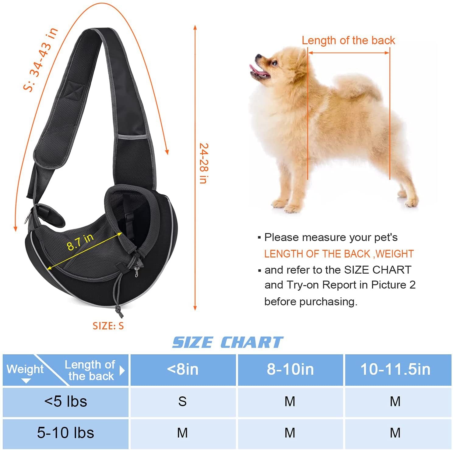 Breathable Pet Crossbody Carrier Bag