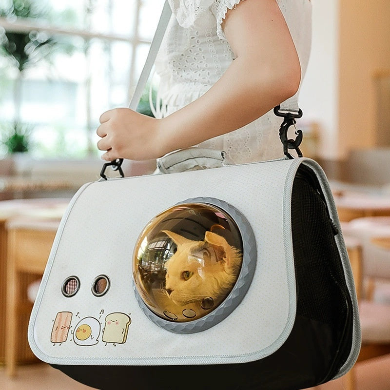 Spacious Outdoor Carrier Bag for Cats
