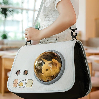 Spacious Outdoor Carrier Bag for Cats