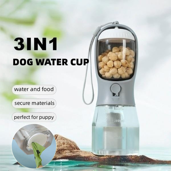 Multifunctional 3-in-1 Dog Water Cup