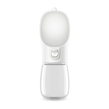 Portable Dog Water Bottle with Built-in Bowl