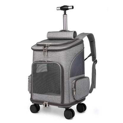 Pet Trolley with Space Capsule Design for Travel