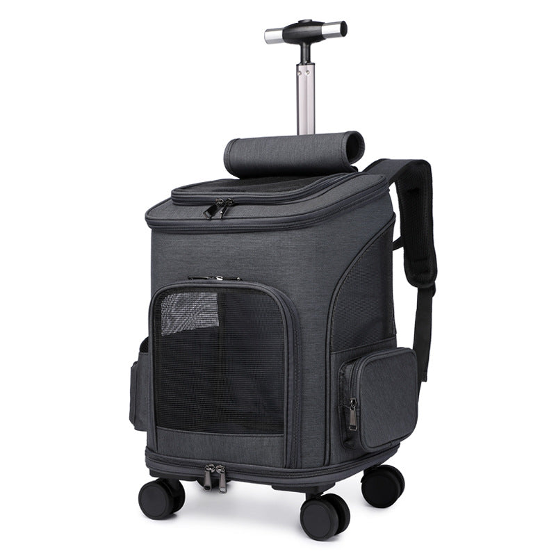 Pet Trolley with Space Capsule Design for Travel
