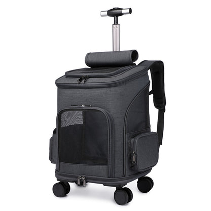 Pet Trolley with Space Capsule Design for Travel