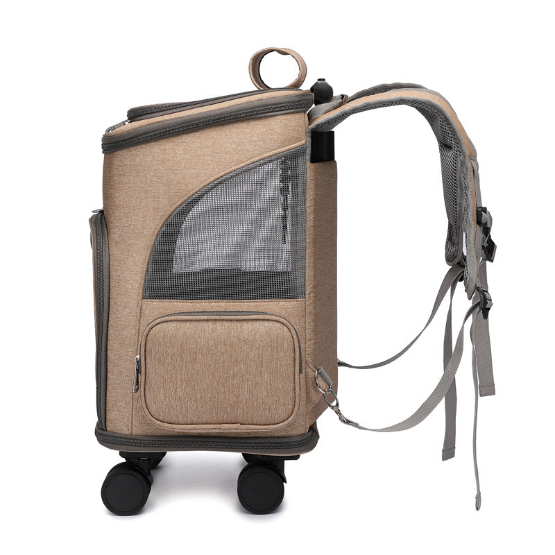 Pet Trolley with Space Capsule Design for Travel