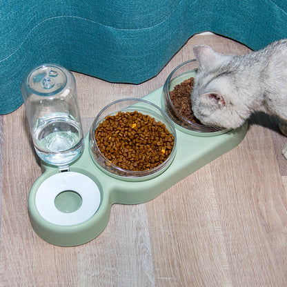 Automatic Pet Feeding Bowl with Water Dispenser | Pawtopia