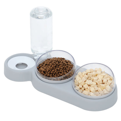 Automatic Pet Feeding Bowl with Water Dispenser | Pawtopia