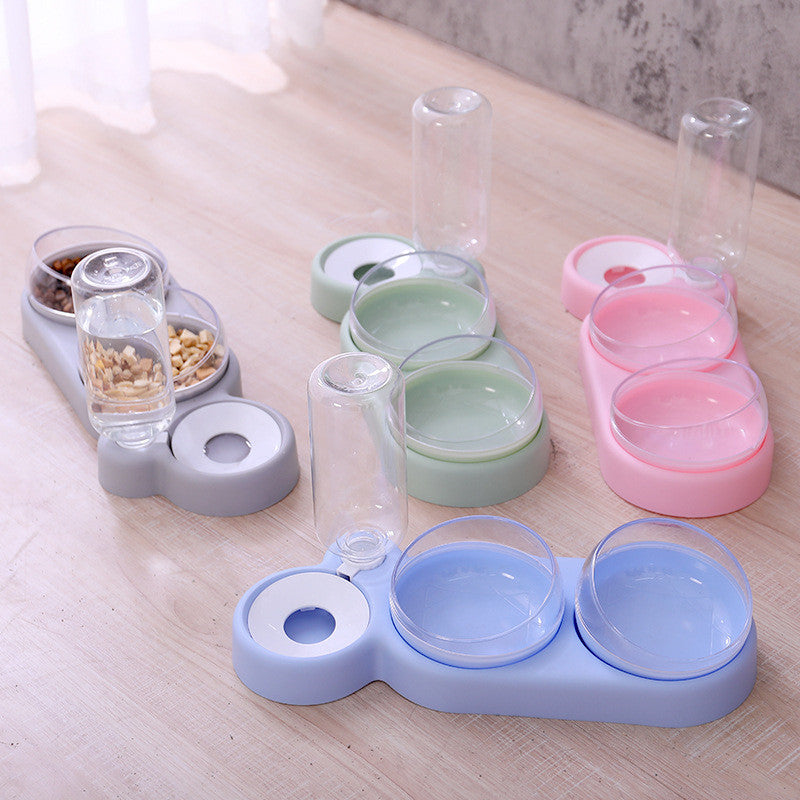 Automatic Pet Feeding Bowl with Water Dispenser | Pawtopia