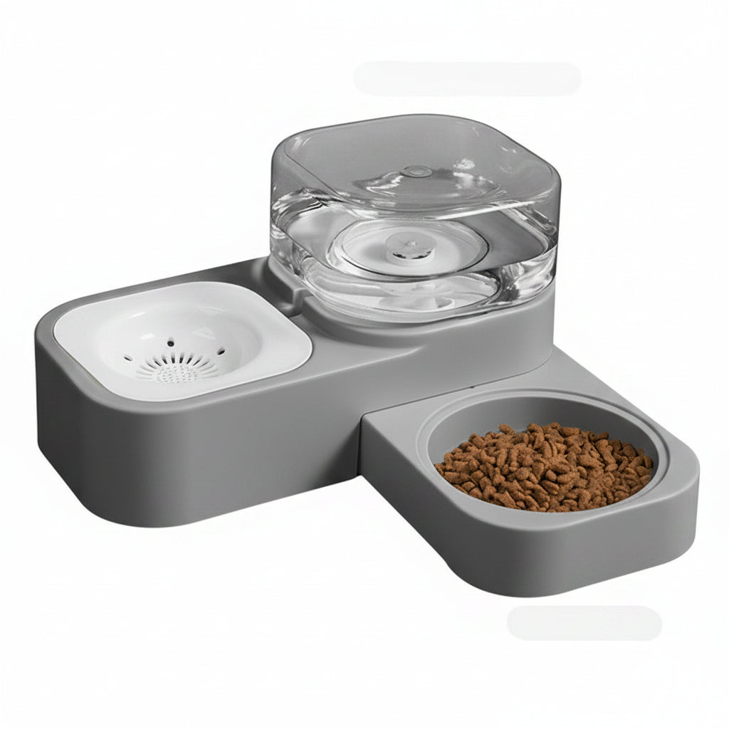 Automatic 2-in-1 Pet Water Dispenser &amp; Feeder – Self-Refilling