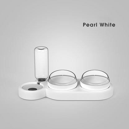 Automatic Pet Feeding Bowl with Water Dispenser | Pawtopia