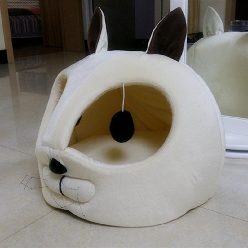 Soft Plush Pet Bed for Cats and Small Dogs | Pawtopia