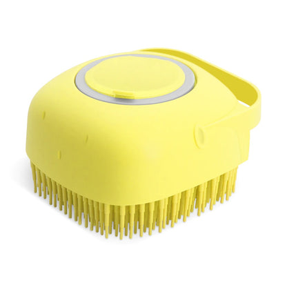 Pet Shampoo Massage Brush for Grooming
