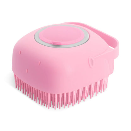 Pet Shampoo Massage Brush for Grooming