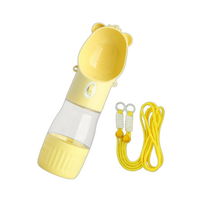 Practical 2-in-1 Water Bottle with Food Container