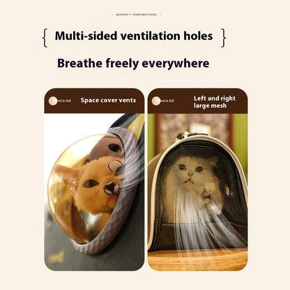 Spacious Outdoor Carrier Bag for Cats