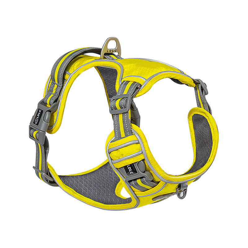 No-Pull Reflective Dog Harness for Safe Night Walks