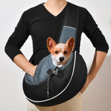 Breathable Pet Crossbody Carrier Bag