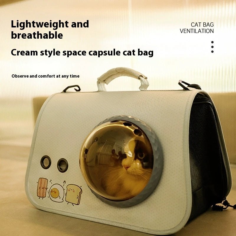Spacious Outdoor Carrier Bag for Cats
