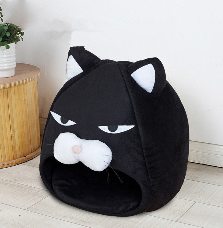 Indoor Cat House with Removable Cover