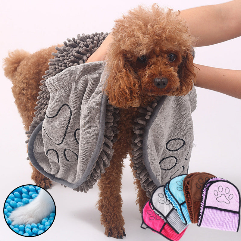 Quick Dry Pet Towel for Dogs and Cats