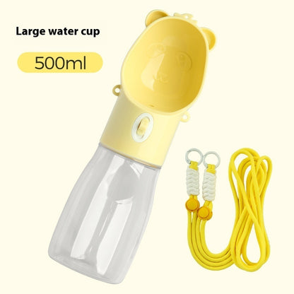 Practical 2-in-1 Water Bottle with Food Container