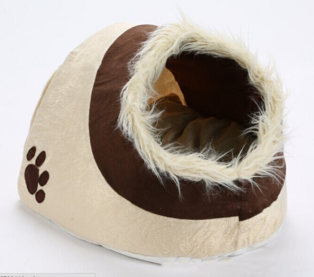 Soft Fabric Pet Bed for Cats and Dogs | Pawtopia