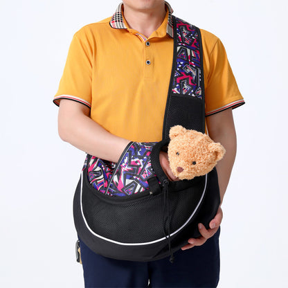 Breathable Pet Crossbody Carrier Bag