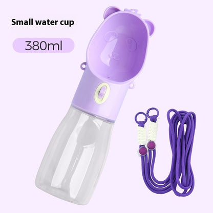 Practical 2-in-1 Water Bottle with Food Container