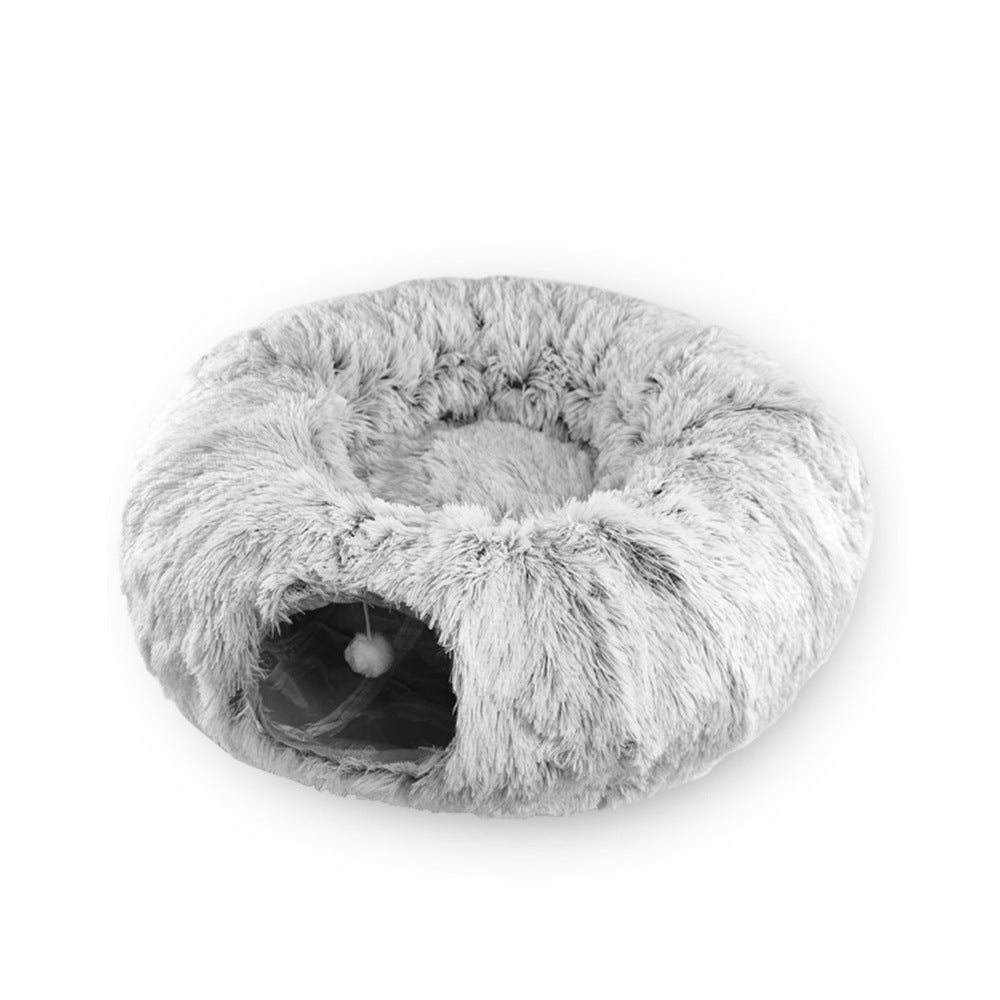 Cat Tunnel Bed for Indoor Cats