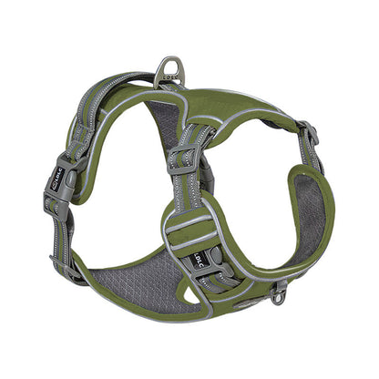 No-Pull Reflective Dog Harness for Safe Night Walks