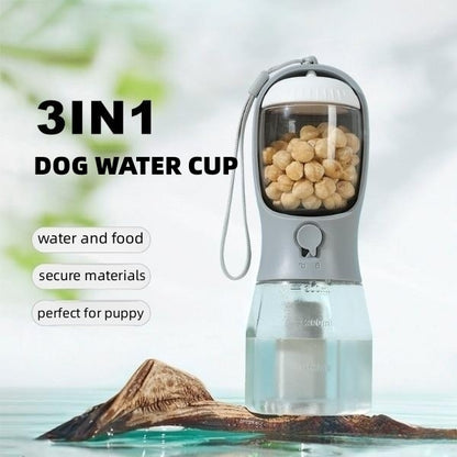 Multifunctional 3-in-1 Dog Water Cup
