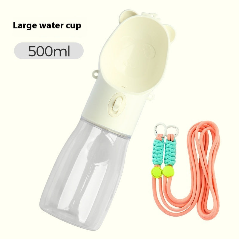 Practical 2-in-1 Water Bottle with Food Container