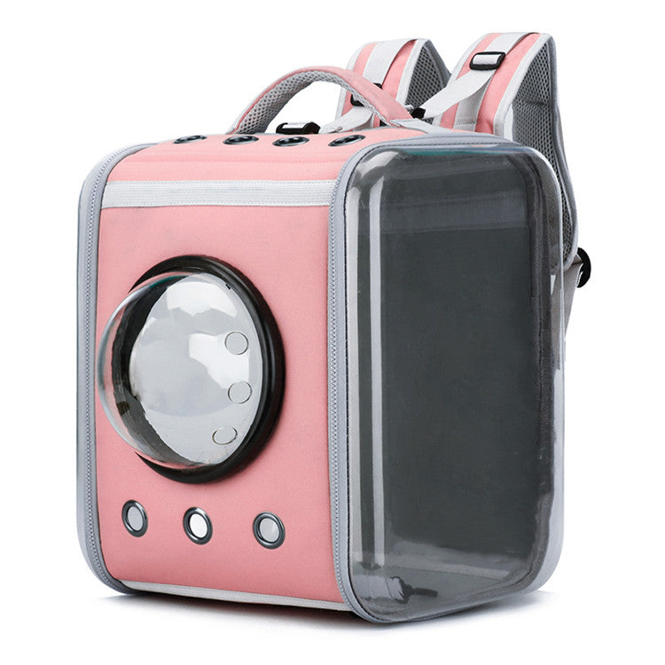Modern Transparent Space Capsule Cat Backpack