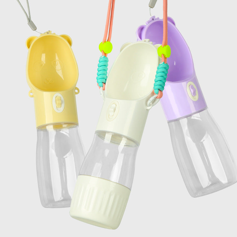 Practical 2-in-1 Water Bottle with Food Container