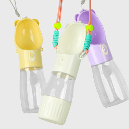 Practical 2-in-1 Water Bottle with Food Container